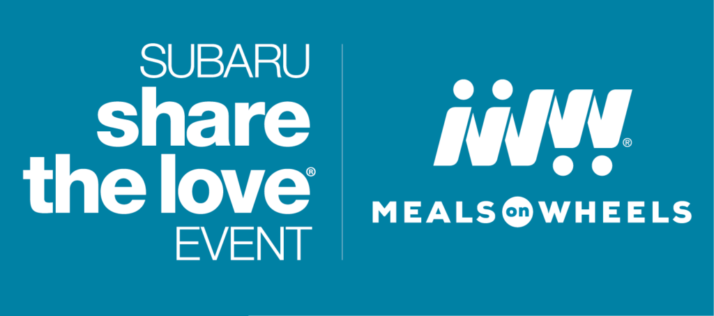 subaru share the love event in conjunction with meals on wheels